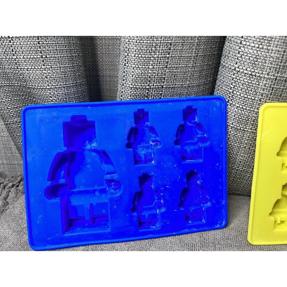 Silicone Molds Figures Bricks Candy Ice Chocolate Baking Lot Bundle